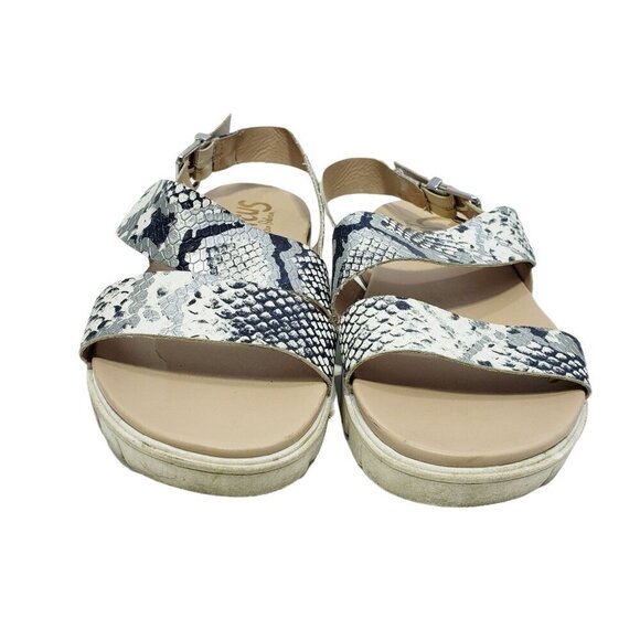 Circus by Sam Edelman Sandals Shoes Nadine Snakeskin Print Women's Size 8.5 - Picture 3 of 10